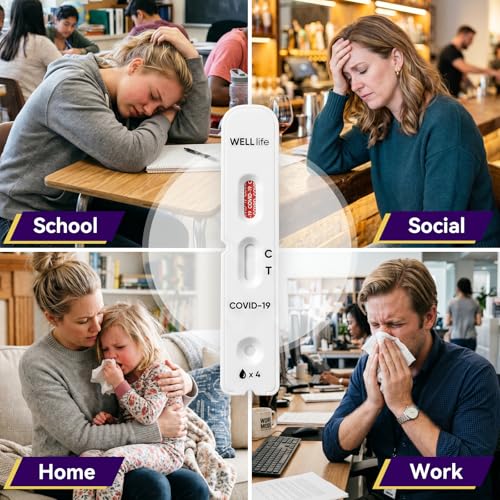 WELLlife COVID-19 Antigen Home Test, Covid Tests 5 Pack, Results in 10 Mins