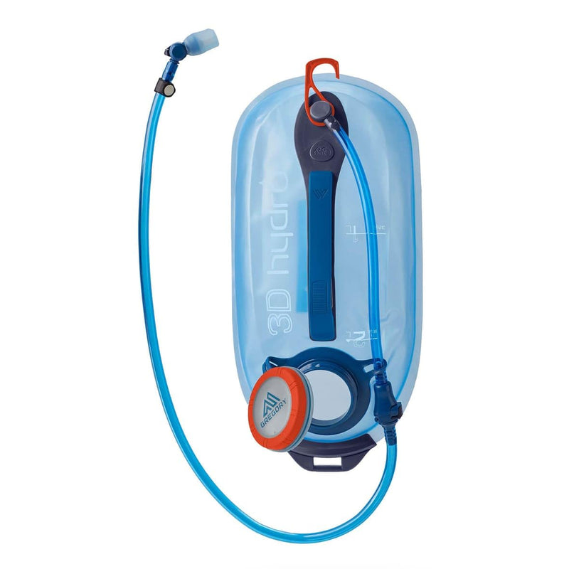 Gregory 3D Hydro 2L Day Hiking/Backpacking Hydration Water Bladder Ocean/Orange - BeesActive Australia