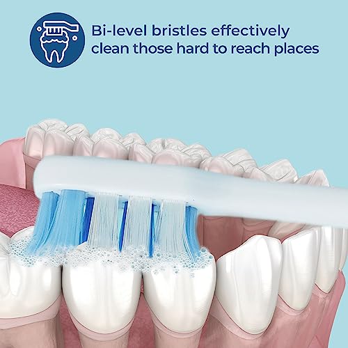 Reach Sonic USB Electric Toothbrush, Soft, Includes Toothbrush Handle, Brush Head, Toothbrush Cap, Travel Case and Toothbrush Stand (Pack of 2)
