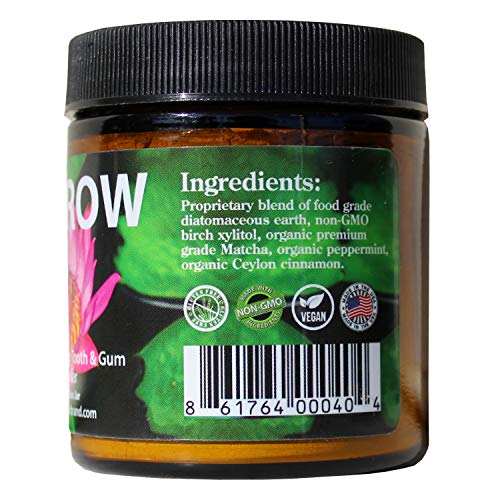 REGROW Remineralizing Tooth Powder - Stop Sensitive Teeth and Gums - Whiter Teeth Naturally - Cleans, Heals, & Protects Teeth and Gums
