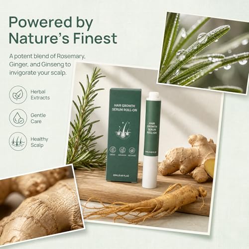 Hair Growth Serum Roll-On, Scalp Treatment 20ml