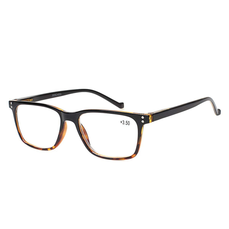 JOSCHOO 5 Pack Reading Glasses Men Women Spring Hinges Comfortable Glasses for Reading (5 Mix, 2.0) 5 Mix 2.0 x
