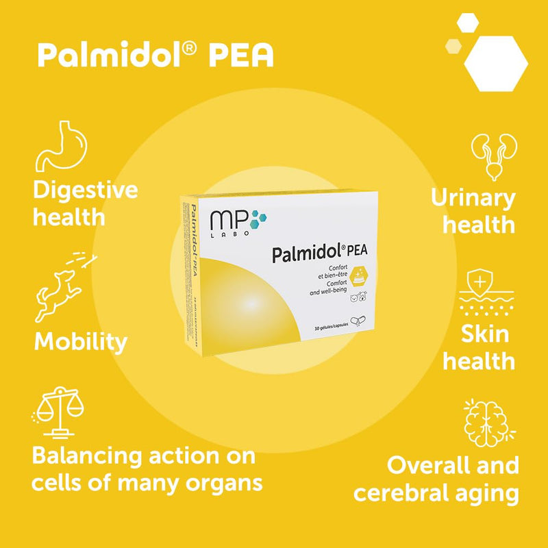 Palmidol® PEA for Dogs and Cats – 30 Sprinkle Capsules | Ideal for Senior Pets & Wellness Support