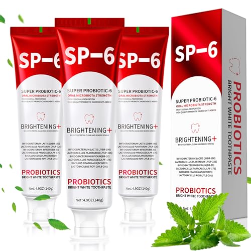 4 pcs SP-6 Probiotics Whitening Toothpaste+Hydroxyapatite Toothpastes