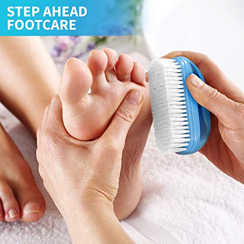 Konex Perfect-Grip Large Hand and Nail Brush 4" X 2-1/4" X 1-1/2" (Blue) Blue