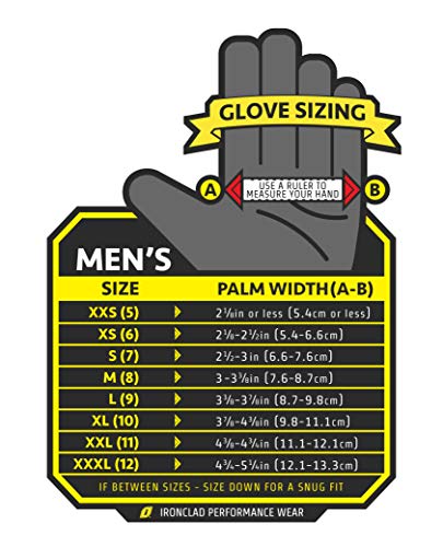 Ironclad Insulated Leather Cut A6; Winter Work Gloves, TPR Impact Protection, Machine Washable, High-Visibilty, (1 Pair), IEX-HVIP5-04-L Large (Pack of 1)