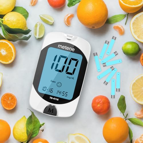 Metene TD-4116 Blood Glucose Monitor Kits, Blood Sugar Testing Kit, HSA/FSA TD-4116-150
