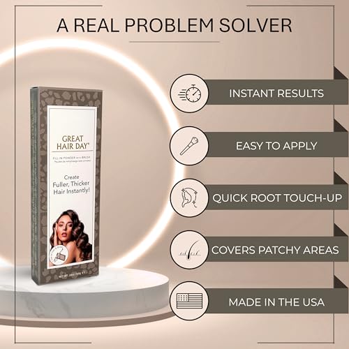 Joan Rivers Great Hair Day Root Touch Up Powder, White, Root Concealer
