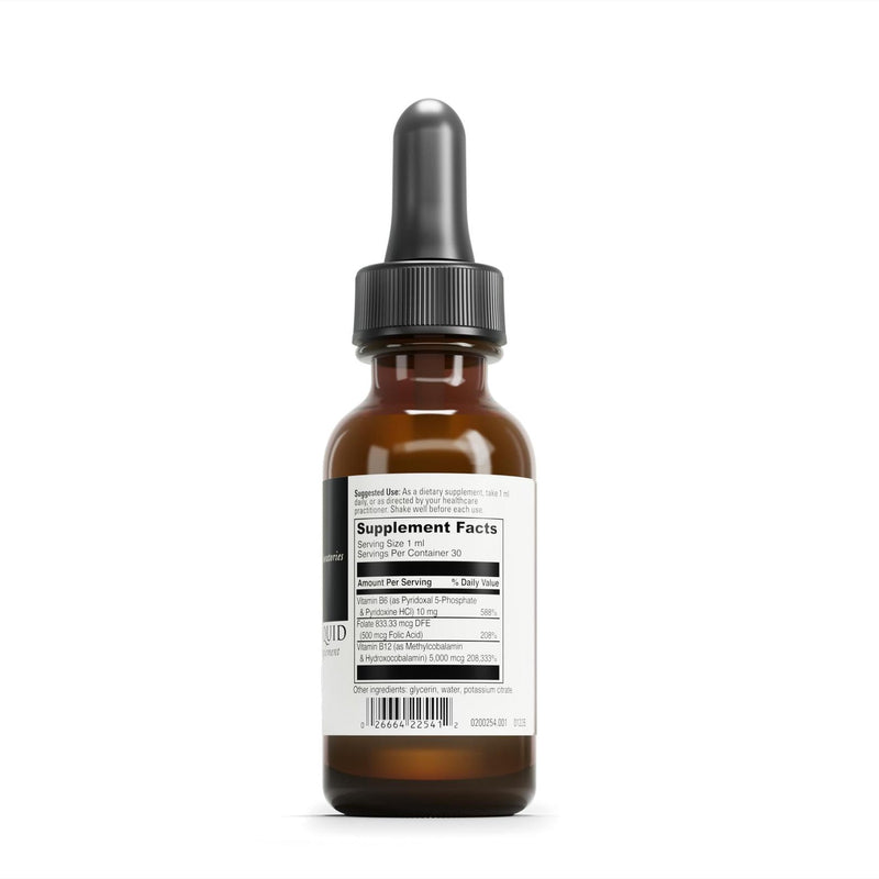 DAVINCI Labs B-12 MC Liquid - Dietary Supplement to Support Cardiovascular Health, Energy and Healthy Blood and Nerve Cells - with Vitamin B6, B12 and Folate - Gluten-Free - Vegetarian - 30 ml