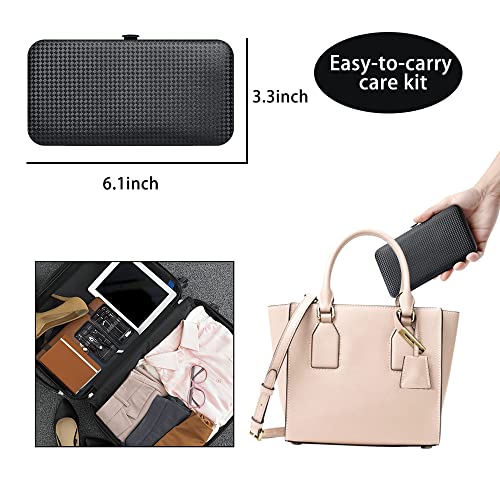 Cater Manicure Nail Clippers Pedicure Set - Stainless Steel Manicure, Professional Grooming Kit, Nail Care Tools with Luxurious Travel Case (18pcs-Black) 18pcs-black