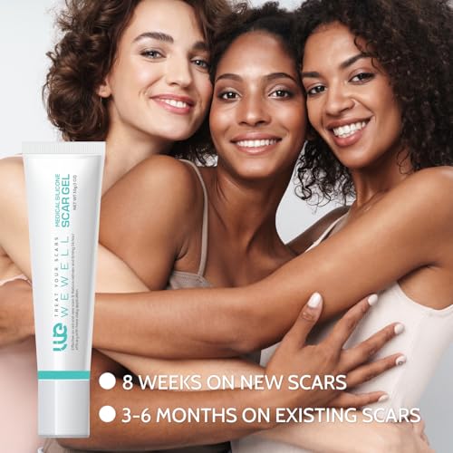 Scar Cream for Keloid Bump Removal: Professional Silicone Gel for Keloids, Acne Scars, Stretch Marks, C-Section & Burn Marks – Old & New Scar Care Treatment, 1 oz 30g(Pack of 1)