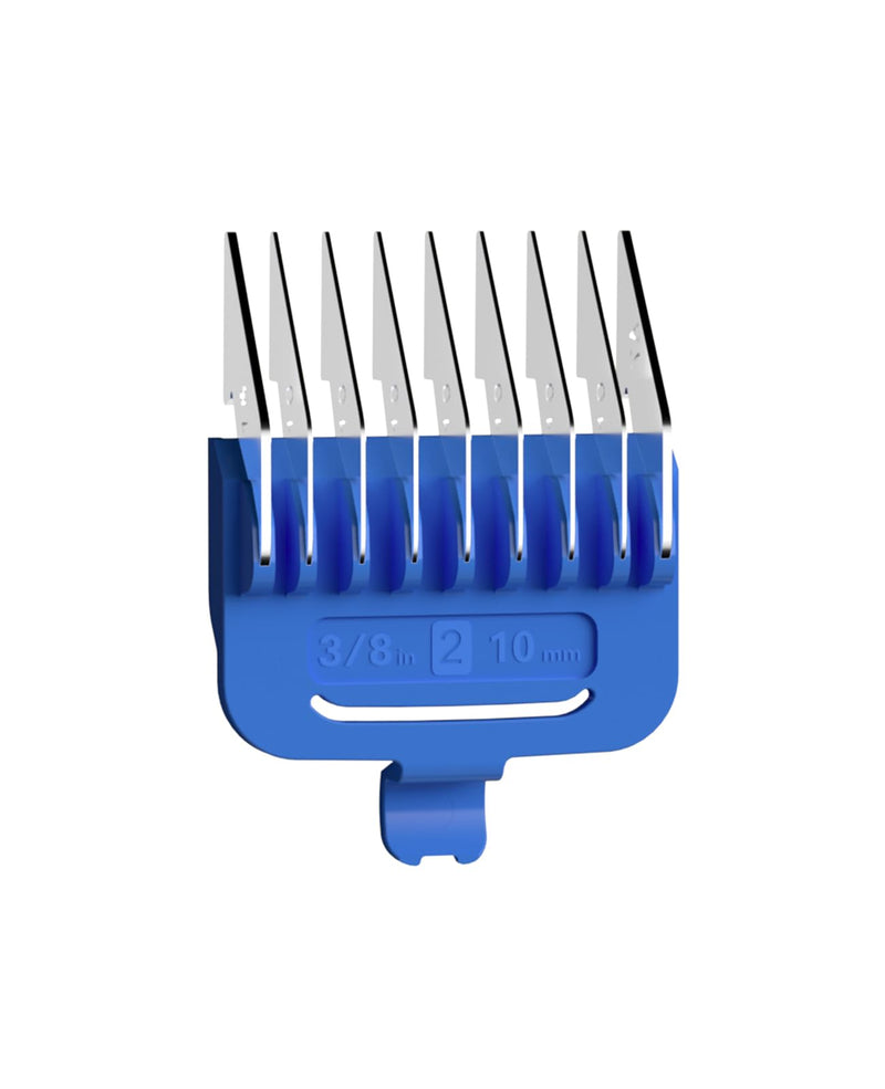 oneisall 10mm Blue Metal Dog Clipper Combs for Grooming Thick Heavy Fur - BeesActive Australia
