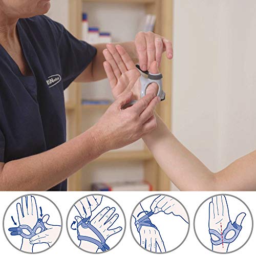 Actimove Professional Line Rhizo Forte Thumb Brace, Right, Gray, Large