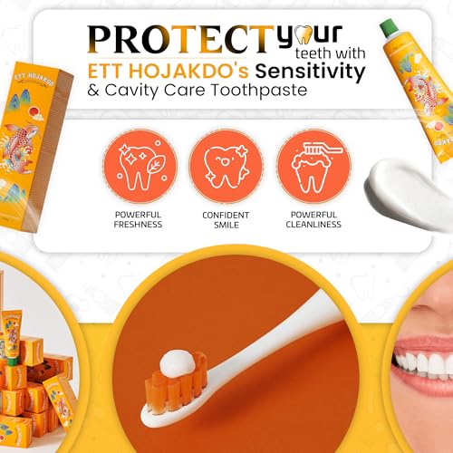 Toothpaste for Sensitivity & Cavity Care, 3-Pack (3.5oz/100g), Long-Lasting Formula, Freshens Breath & Removes Plaque, Made in Korea