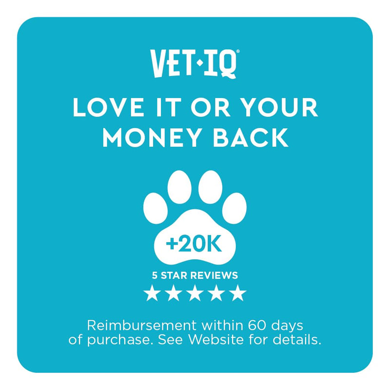 VetIQ Cat Calming Treats with Melatonin for Stress Relief, Organic Ashwagandha, and GABA Chicken Flavored Cat Calming Chews, 3.7oz
