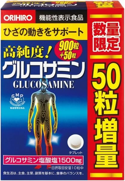 [1 piece + original bag] Orihiro High Purity Glucosamine/Chondroitin Granules 950 grains (95 days supply) - BeesActive Australia
