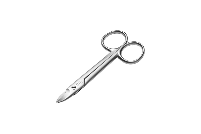 Rui Smiths Pro Precision Toenail Scissors | Stainless Steel Pedicure Trimmer Cutter with Micro-Serrated, Anti-Skid Cutting Edges and Long Handles For Hard Nails | Made in Solingen, Germany - BeesActive Australia