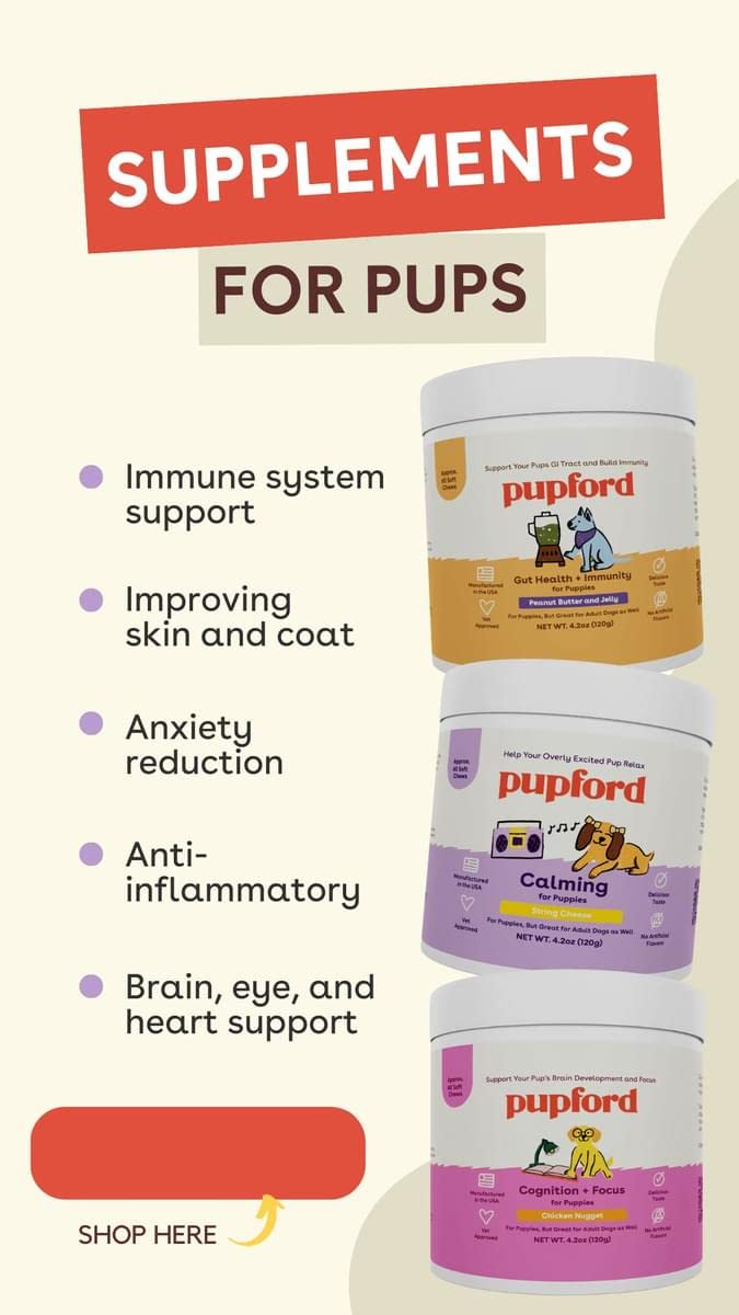 Pupford Calm Dog Supplement, Natural Calming Chews for Dogs with Anxiety, Supports Relaxation & Emotional Regulation, No Melatonin, String Cheese Flavor (60 Soft Chews)
