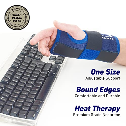 Neo-G Stabilized Carpal Tunnel Wrist Brace - Tendonitis Wrist Brace - For Arthritis, Tendonitis, Joint Pain, Sprains - Adjustable Compression - Left Hand - Class 1 Medical Device