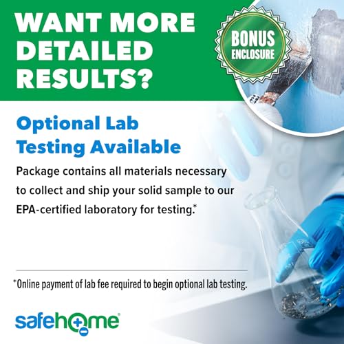 Safe Home® Lead in Solids Combo Test Kit – 10 DIY Swabs + Optional Testing at our EPA Certified Lab – Made in the USA for Homeowners & Contractors – (1 Pack) 1