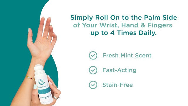 Carpal Tunnel Roll On for Wrist Pain and Hand Pain, 3 Fl Oz/88 mL