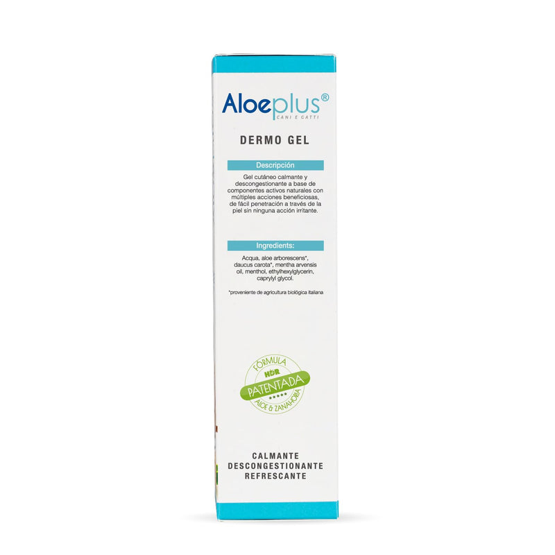 Dermo Gel for Dogs 200ml - Dog Ointment for Skin Irritation and Sensitive Skin, Dog Itch Relief, Soothing and Decongestant with Organic Arborescens Aloe Gel, 100% Natural Ingredients