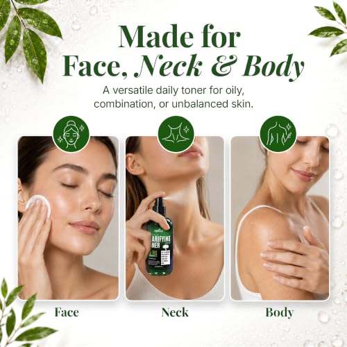 TheraTree Clarifying Toner with Tea Tree, Neem, MSM, Alcohol Free, 8 Fl Oz