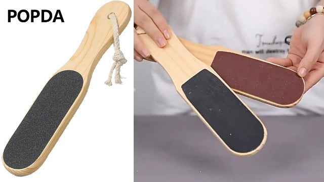 Foot rasp Foot File and Callus Remover. Best Foot Care Pedicure Surface Tool to Remove Hard Skin. Can be Used on Both Wet and Dry feet,Wood Foot File