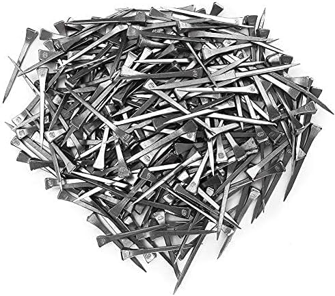 250PCS Horseshoe Nails, Horseshoes Equipment Equestrian Sport Equipment Horse Training Supplies Tool 2.1 Inch E6 Hoof Nails for Horse Race - BeesActive Australia