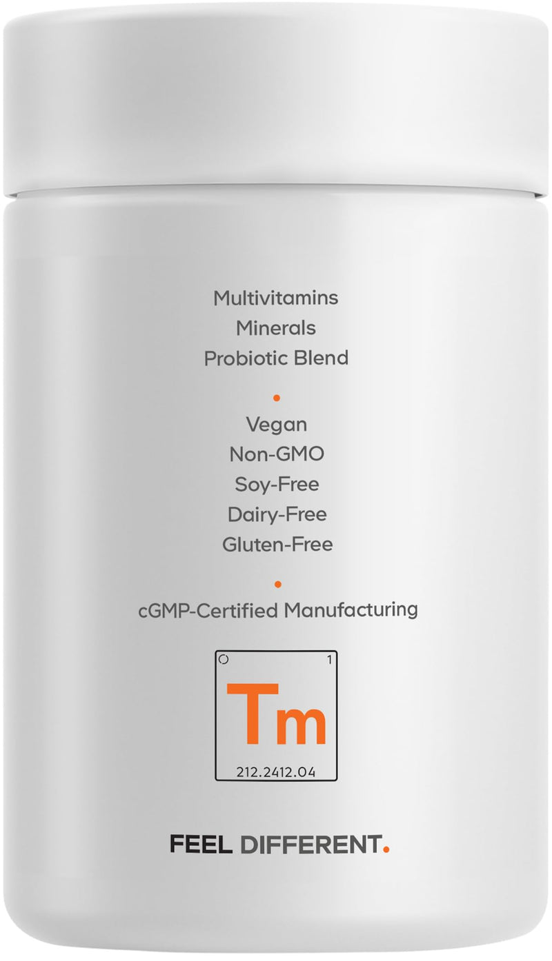 Codeage Teen Multivitamin - Vitamins A, C, D3, B6, B12, Folate, Zinc, Magnesium, Iron, Probiotics, Fermented Spinach - Multivitamins for Teenage Boys and Girls - Non-GMO, Gluten-Free - 30 Capsules