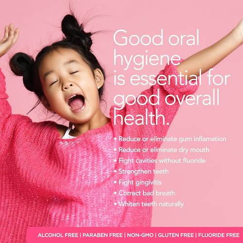ORL Fluoride-Free, Natural Hydroxyapatite Toothpaste, Organic Xylitol. Helps Strengthen Teeth, Prevent Cavities, Non-Toxic Ingredients. Natural Bubblegum Flavor 4 oz. Made is USA