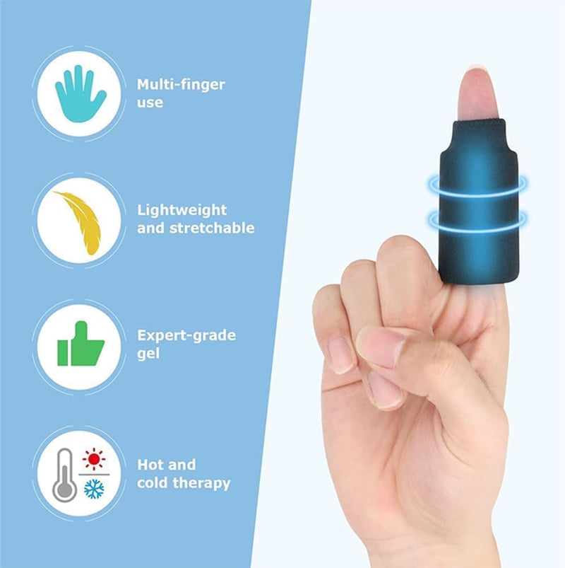 sicotool Finger Ice 4 Pack Thumb Sleeve Reusable Length Finger Ice Pack, Cold and Hot Sleeve for Thumbs and Toes Swelling for Arthritis, Tendinitis, Trigger Finger, and Swollen Finger - BeesActive Australia