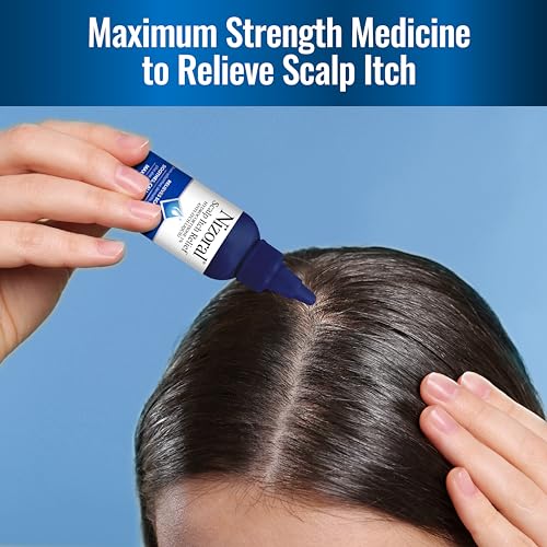 Nizoral Scalp Itch Relief Liquid—Relieves Scalp Itch and Soothes, Calms and Hydrates with Maximum Strength Anti-Itch Medicine (Hydrocortisone 1%), 2 Fl Oz (Pack of 2) 2 Fl Oz (Pack of 2)