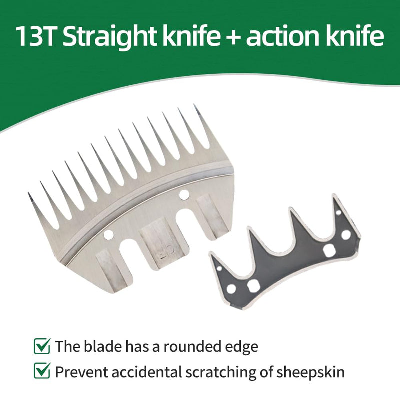 Sheep Shears Blades Straight 13-Tooth Wool Shearing Comb and Cutter - BeesActive Australia
