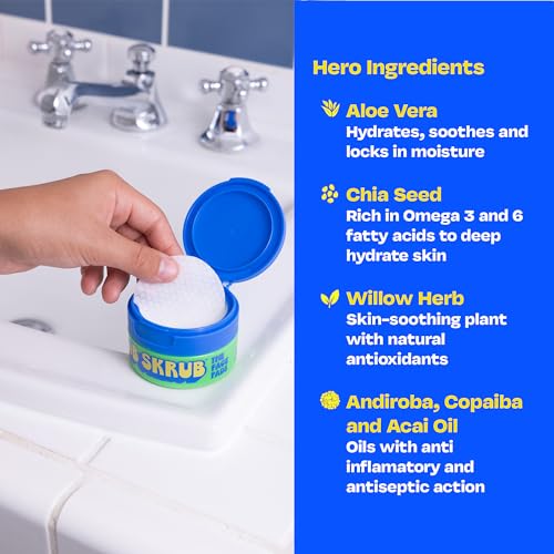 Acne Face Wipes for Teen Boys, 40 Cleansing Pads with Niacinamide 40 Count (Pack of 1)