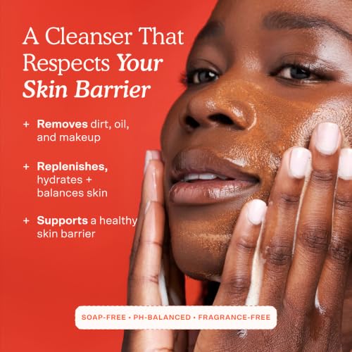 Tower 28 SOS Gel Facial Cleanser - Hydrating Face Wash + Makeup Remover for Sensitive Skin - Soothing + Gentle Face Cleanser with Aloe Vera, Oat Extract + Minerals - Fragrance-Free Skin Care (5 oz)