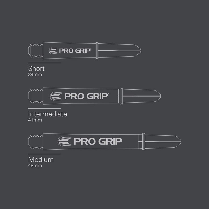 Target Darts 10 x Sets of Pro Grip Vision Dart Stems - 30 Dart Shafts in Total short Black - BeesActive Australia