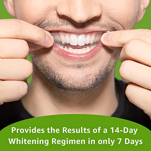 REMBRANDT 1 Week 14 Treatment Custom-Fit Whitening Strips + Peroxide Whitening Toothpaste, Removes Tough Stains, Enamel-Safe