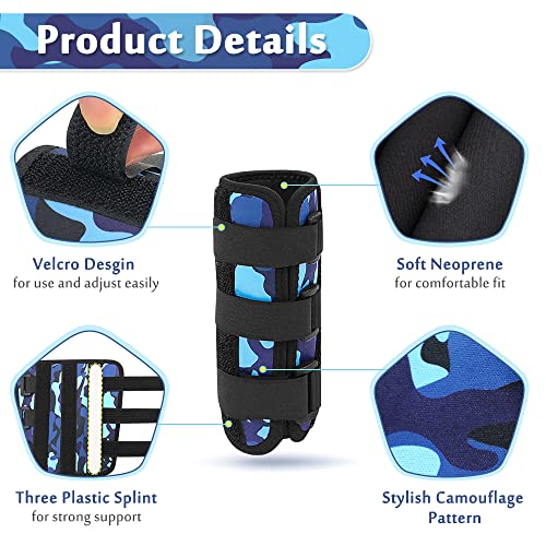 Pediatric Elbow Immobilizer Night Splint, Elbow Brace Cubital Tunnel Ulnar Nerve Entrapment, Arm Support Splint for Pain Relief, Child Restraint Stabilizer Brace (Small) Small