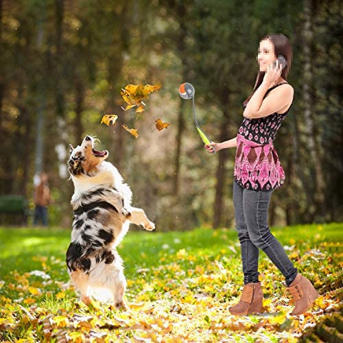 PAWISE Dog Ball Launcher, Dog Fetch Toy,12.2'' Dog Ball Thrower with 2.3'' Ball 1-pack - BeesActive Australia