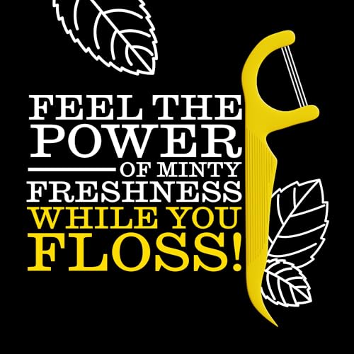 Twice 3-Strand Floss Picks – Dual Action Flosser & Toothpick, Wax-Coated Floss & Eco-Friendly Cornstarch Handles, Vegan, Shred Resistant, Strong Mint, 300 Ct (Pack of 2) 300 Count (Pack of 2)