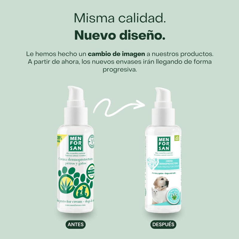 MENFORSAN skin-protecting moisturizer for dogs and cats 60 ml, with 100% natural aloe vera from controlled organic cultivation - BeesActive Australia
