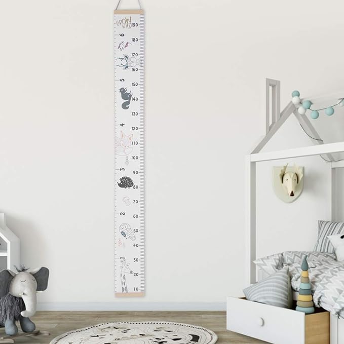 Height gauge, sticker, 6.6 ft (2 m), children's height gauge, wall mounted, children's growth record, wall mounted, height measuring instrument, Scandinavian interior, New Year, Christmas gift -  Australia