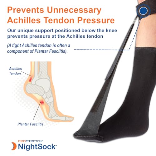 ProStretch NightSock, Overnight Relief for Plantar Fasciitis w/Toe Support