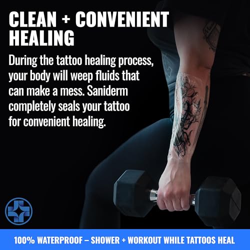 Saniderm - Tattoo Aftercare Bandage Personal Pack - 10.2 in x 2 yd Personal Roll (10 in x 2 yd)