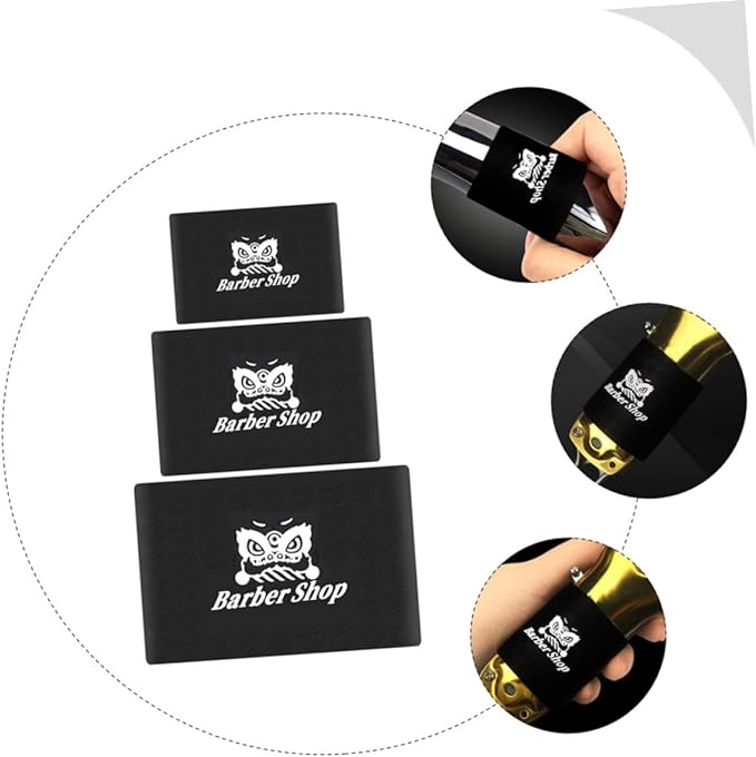 Outanaya 3 Pcs Skid Ring Trimmer Handle Electric Clippers Nursing Accessories Electric Clippers Band Decoration Hair Clippers Sleeve Barber Sheer Accessories Barber Supplies - BeesActive Australia