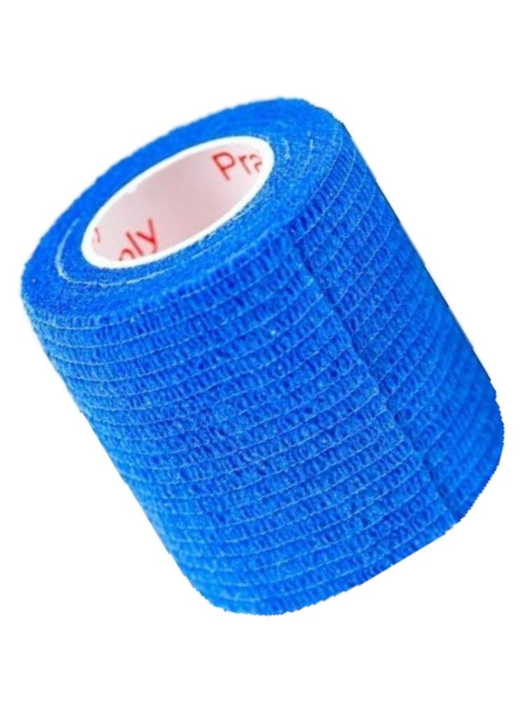 Prairie Horse Supply Vet Wrap Tape Bulk, Self Adherent Wrap Tape Self Adhering Stick Bandage, Self Grip Roll 2 inches Wide x 15 Feet Long 6 Rolls - Blue - BeesActive Australia