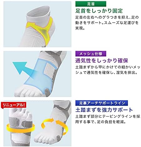 [Phiten] [Hina Hayata's favorite product] Ashioh (socking) 5 fingers - BeesActive Australia