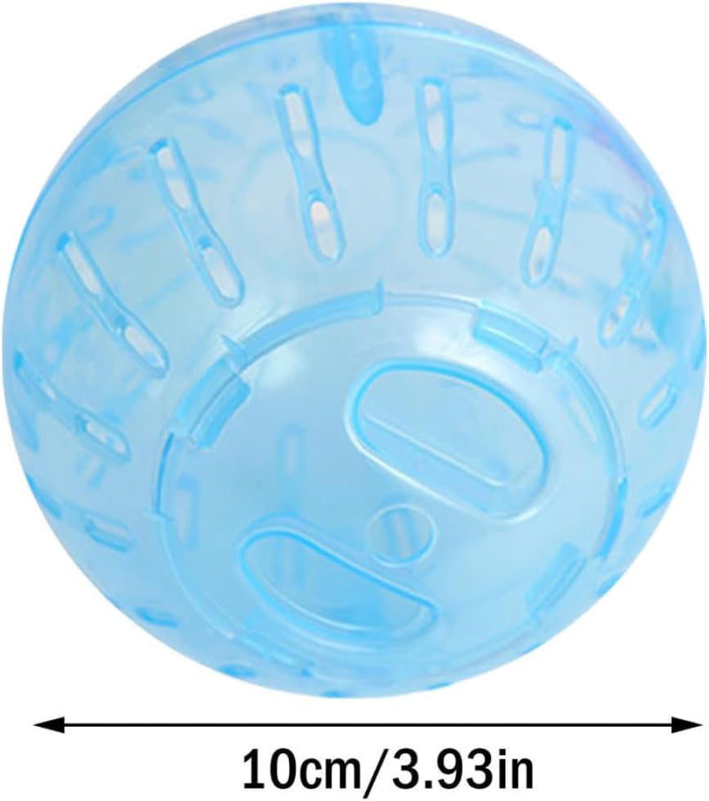 2Pcs Blue and Pink Hamster Balls Hamster Ball Transparent Dwarf Hamster Exercise Balls Running Wheel Gerbil Toys, Small Animals, Small Animal Health Supplies - BeesActive Australia
