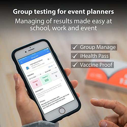 iHealth COVID-19 Antigen Rapid Home Test, 5 Tests, FDA Authorized OTC 1 Pack, 5 Tests Total